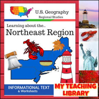 Preview of Regions of the U.S. – Northeast Region | Informational Text and Worksheets