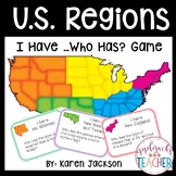 United States Regions - I Have...Who Has? Game