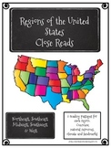 Regions of the United States - Close Reads