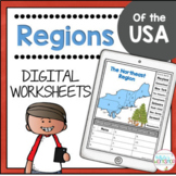 Regions of the United States Google Classroom Activities
