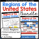 Regions of the United States Maps and Reading Passages Com