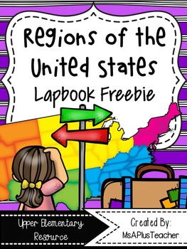 Preview of Regions of the USA Lapbook {Freebie}