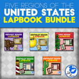 Regions of the United States Lapbook or Interactive Notebo