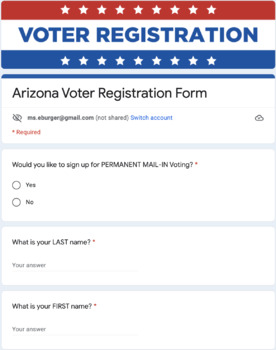 Preview of Registering to Vote