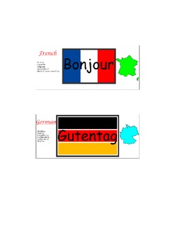 Preview of Registration Idea: Hello in Different Languages