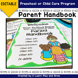 Parent Handbook for Preschool or Child Care