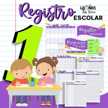 Preview of Registro Escolar Primer grado