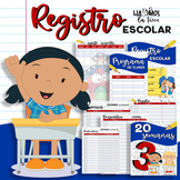 Registro Escolar Tercer grado