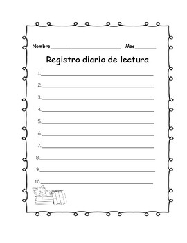 Diario de Lectura PDF