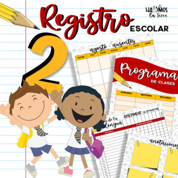 Preview of Registro Escolar Segundo grado