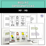 Regla ortográfica - mp - mb - recortable SPANISH
