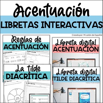 Preview of Reglas de acentuación | Tilde diacrítica | Libretas digitales