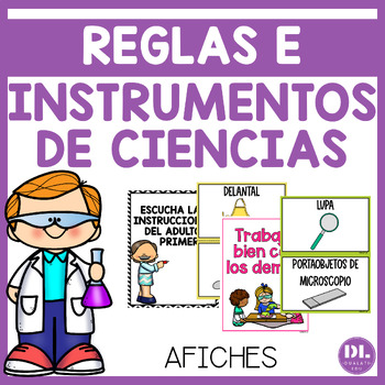 Preview of Reglas e Instrumentos del Laboratorio   - Science Lab Rules and Tools