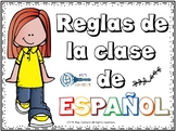 Reglas en la clase de español editable / Rules for Spanish class
