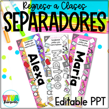 Preview of Regreso a clases | Back to School Spanish Student Gift Bookmarks