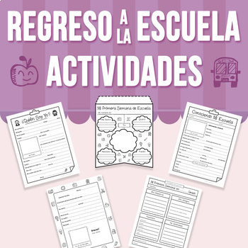 Preview of Regreso a la Escuela Actividades