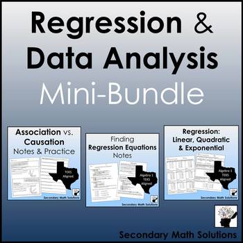 Preview of Regression & Data Analysis Mini-Bundle