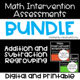 Regrouping Math Progress Monitoring Intervention Assessmen