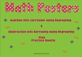 Regrouping Poster - Addition with Carryover and Subtractio