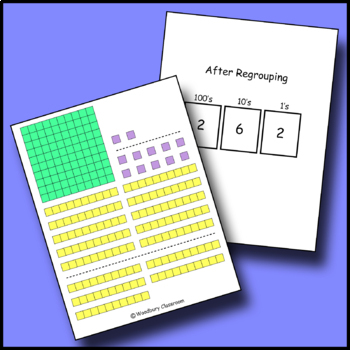 Preview of Regrouping with Base 10 Manipulatives SELF-CHECK ACTIVITY