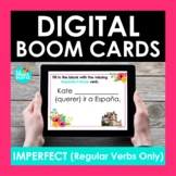 Regular Imperfect Tense Verbs Spanish BOOM CARDS