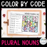 Regular & Irregular Plural Nouns - Color by Code
