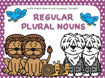 Preview of Regular Plural Nouns