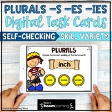 Regular Plural Nouns Digital BOOM Cards | ELA Regular Plur