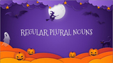 Regular Plural Nouns Halloween Google Slides Activity 