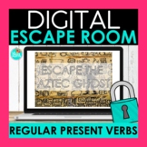 Regular Present Tense Verbs Digital Escape Room | Spanish 