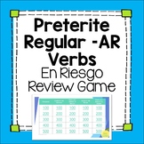 Spanish Preterite Regular -AR Verbs Editable Review Game e