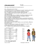 Regular Preterite -AR Verbs Spanish Reading: ¿Cómo pasaste
