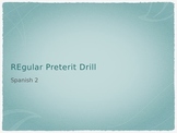 Regular Preterite Practice Drill