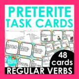 Spanish Preterite Tense Task Cards | Regular Preterite Verbs