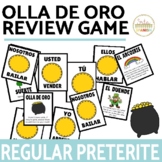 Regular Preterite Verbs Review Game Olla de Oro | Spanish 