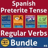 Regular Spanish Preterite Tense activities and games for e