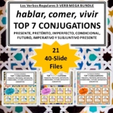 Regular Verbs Bundle: -AR, -ER, -IR Top 7 Conjugations Goo