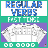 Regular Verbs | Past Tense | NO PREP Directed Drawing | 12
