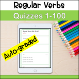 Regular Verbs Quizzes 1 to 100