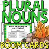 Regular and Irregular Plural Nouns Boom Cards | Distance Learning