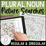 Regular and Irregular Plural Nouns Picture Searches  Print