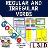 Regular and Irregular Verbs, Grammar L.3.1.D | Google Slides