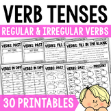 Irregular Past Tense Verbs | Regular Past Tense Verbs | Ve