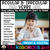 Regular and Irregular Verbs Worksheets, Activities, Practi