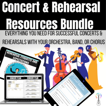 Preview of Rehearsal and Concert Bundle for Orchestra, Band, or Chorus
