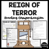 Reign of Terror Informational Text French Revolution Readi