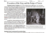 Reign of Terror Primary & Secondary Source Assignment