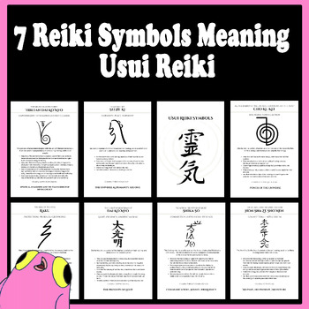 Preview of Reiki Symbol Cards: Learn & Understand the 7 Usui Reiki Symbols