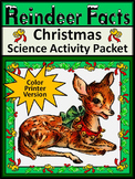 Reindeer Activities: Reindeer Facts Christmas Reading-Scie