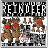 Reindeer Activities Craft, December Writing Reindeer Job A